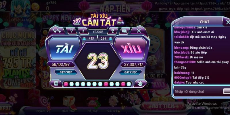 Hướng dẫn tham gia game 789club tài xỉu 